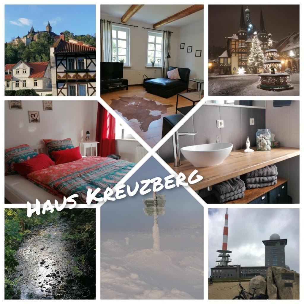 Apartamento Haus Kreuzberg Mit Schlossblick Wernigerode Exterior foto