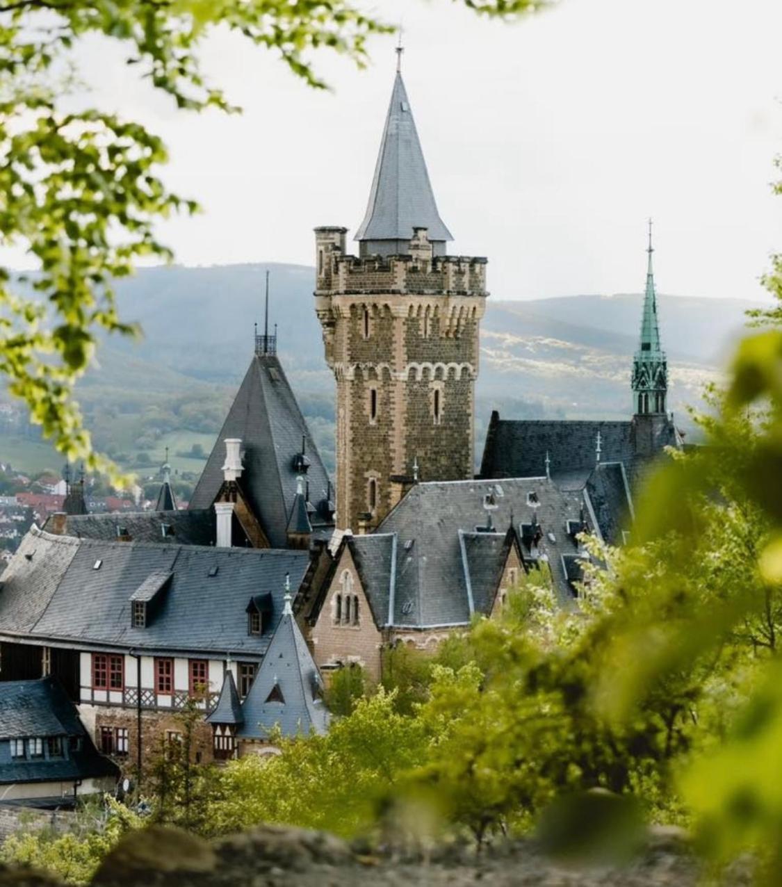 Apartamento Haus Kreuzberg Mit Schlossblick Wernigerode Exterior foto